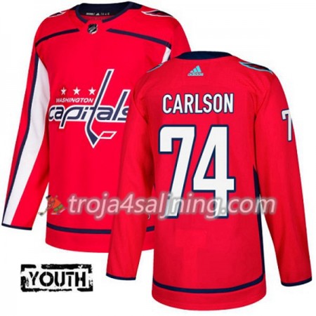 Washington Capitals tröja John Carlson 74 Röd 2017-2018 Adidas Authentic - NHL Tröjor Barn Washington Capitals tröja John Carlson 74 Röd 2017-2018 Adidas Authentic - NHL Tröjor Barn